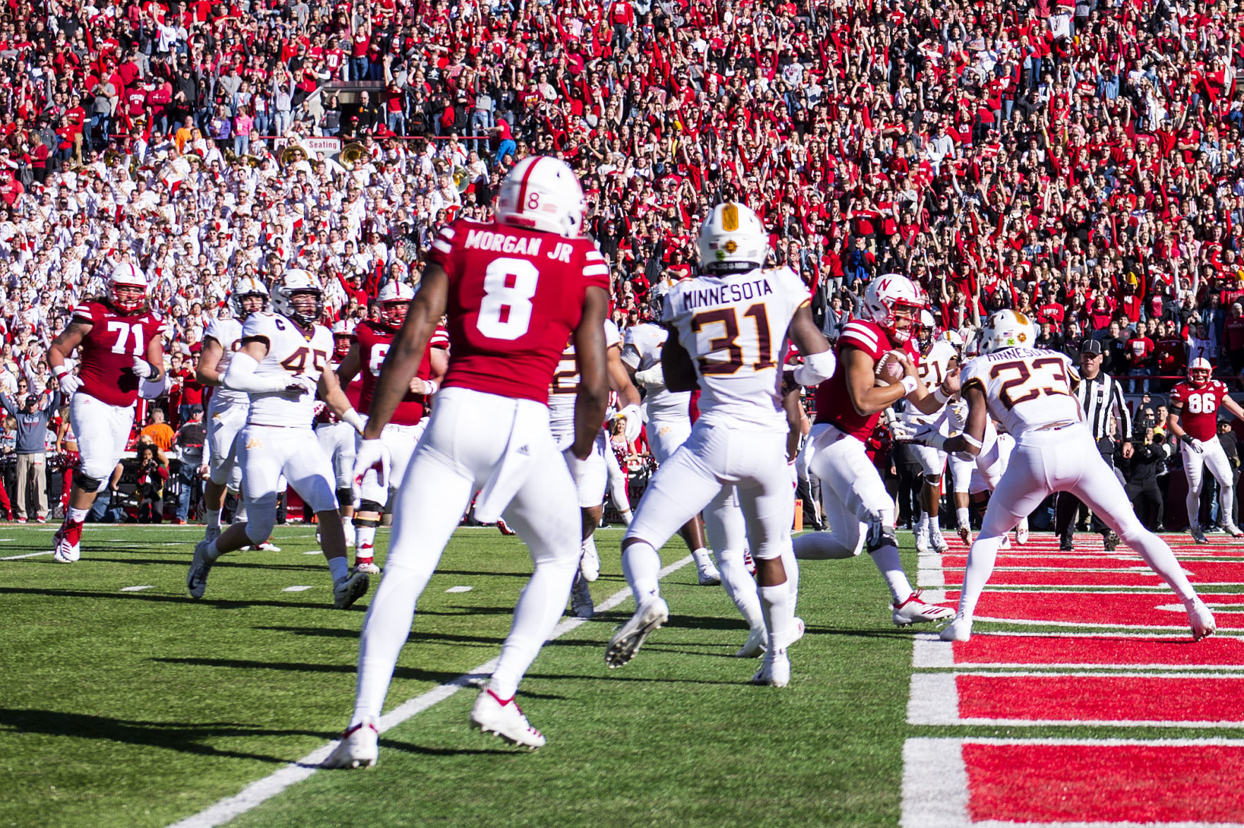 NU football vs. Minnesota, 10/20/18